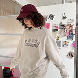 Small Fit Never Cosmic Sweatshirt / Beige