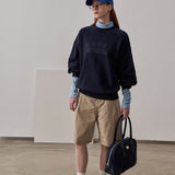 Small Fit Never Cosmic Sweatshirt / Navy Blue