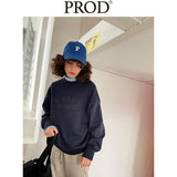 Small Fit Never Cosmic Sweatshirt / Navy Blue