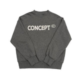 Small Fit Concept Sweatshirt / Dark Gray