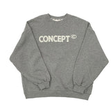 Loose Fit Concept Sweatshirt / Melange Grey