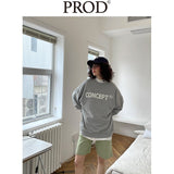 Loose Fit Concept Sweatshirt / Melange Grey