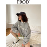 Loose Fit Concept Sweatshirt / Melange Grey