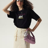 Jesse and Kerry Boxy T-Shirt / Black