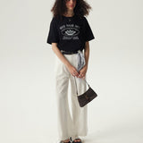 Reis Naar Boxy T-Shirt / Black