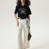 Reis Naar Boxy T-Shirt / Black