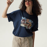 Shine Magic Boxy Short Sleeve T-Shirt / Blue