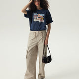 Shine Magic Boxy Short Sleeve T-Shirt / Blue