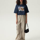 Shine Magic Boxy Short Sleeve T-Shirt / Blue