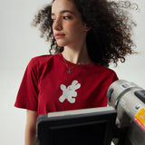 Happy Rabbit Basic Graphic Short Sleeve T-Shirt