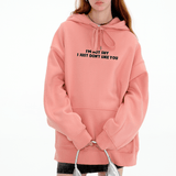I'm Not Shy. I Just Don't Like You Fleece Hoodie