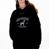 Keep Mentality Dog Fleece Hoodie