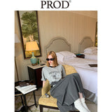 Keep Mentality Oversized Short Sleeve T-Shirt / Gray