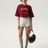 Knurrenu - Puppy Oversized T-Shirt / Red