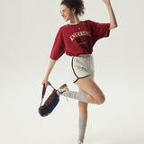 Knurrenu - Puppy Oversized T-Shirt / Red