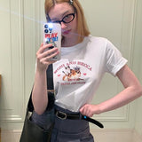 Moni and Becca Graphic Basic T-Shirt