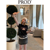Moni and Becca Graphic Basic Short Sleeve T-Shirt