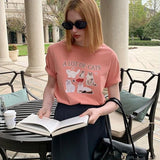 A Lot Of Cats Basic Graphic Short Sleeve T-Shirt