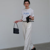PR Nour Basic Short Sleeve T-Shirt / White