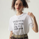 Welcome The 80s Graphic T-Shirt / White