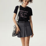 Welcome The 80s Graphic T-Shirt / Black