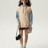 PROD Classic Varsity Hoodie / Light Blue-Cream