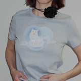 White Cat Fit T-shirt