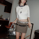Color Splicing Boyfriend T-shirt