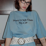 Date With My Cat Oversize T-shirt