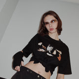 Kitten Boxy T-shirt