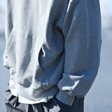 Men's Gray Blank Small Hoodie