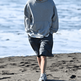 Men's Gray Blank Small Hoodie