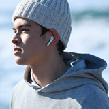Men's Gray Blank Small Hoodie