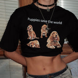 Puppies Save The World Classic T-shirt