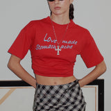 Red Imsa Boxy T-shirt