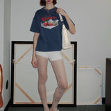 Retro Strawberry Boxy T-shirt