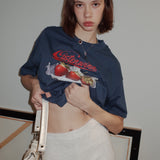 Retro Strawberry Boxy T-shirt