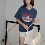 Retro Strawberry Boxy T-shirt