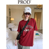In the Back Garden Oversized T-Shirt / Brick Red