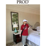 In the Back Garden Oversized T-Shirt / Brick Red