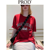 In the Back Garden Oversized T-Shirt / Brick Red