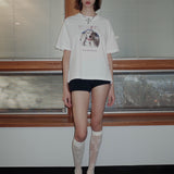 Antiqued Dalmatian Boxy T-shirt